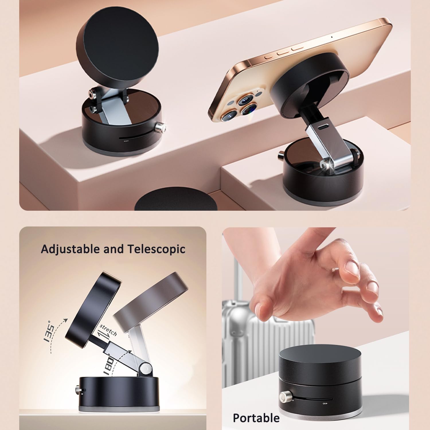 Universal Car Phone Holder – Strong Suction
