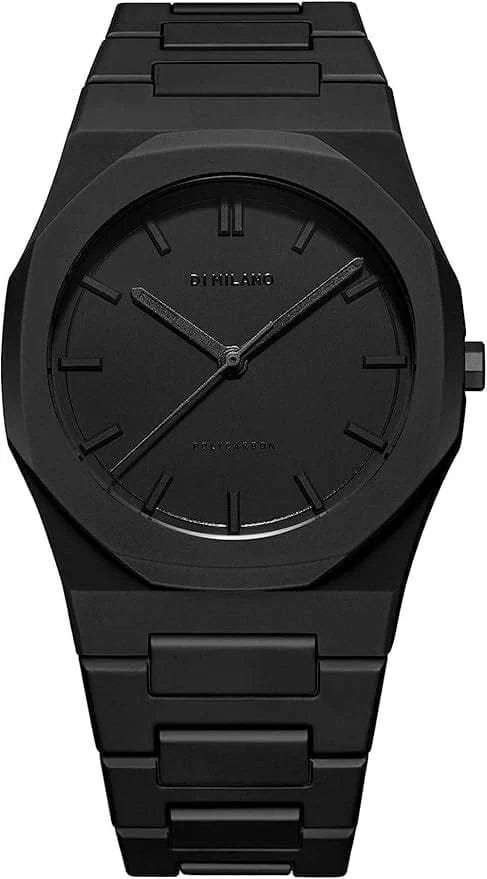 plastic material - Black Dial Men's Watch Quartz Movement